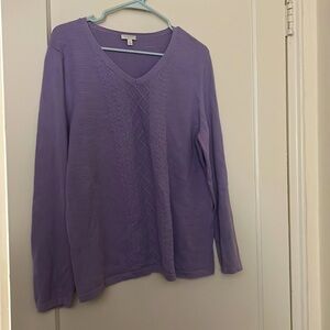 Talbots purple sweater size: XL